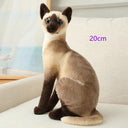 Siamese Cat Plush Toy Lifelike Doll Gift for Home Decor Siamese Cat Plush Toy Lifelike Doll Gift for Home Decor