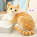 Siamese Cat Plush Toy Lifelike Doll Gift for Home Decor Siamese Cat Plush Toy Lifelike Doll Gift for Home Decor