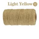 Cotton Macrame Cord Rope Twine for DIY Crafts Bohemian Decor Cotton Macrame Cord Rope Twine for DIY Crafts Bohemian Decor