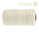 Cotton Macrame Cord Rope Twine for DIY Crafts Bohemian Decor Cotton Macrame Cord Rope Twine for DIY Crafts Bohemian Decor