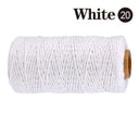 Cotton Macrame Cord Rope Twine for DIY Crafts Bohemian Decor Cotton Macrame Cord Rope Twine for DIY Crafts Bohemian Decor