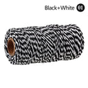 Cotton Macrame Cord Rope Twine for DIY Crafts Bohemian Decor Cotton Macrame Cord Rope Twine for DIY Crafts Bohemian Decor