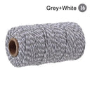 Cotton Macrame Cord Rope Twine for DIY Crafts Bohemian Decor Cotton Macrame Cord Rope Twine for DIY Crafts Bohemian Decor