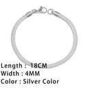 SUNIBI Classic Snake Chain Bracelet Women Jewelry Piece SUNIBI Classic Snake Chain Bracelet Women Jewelry Piece