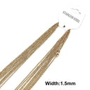 Gold Stainless Steel Chains Set for DIY Jewelry Making Gold Stainless Steel Chains Set for DIY Jewelry Making