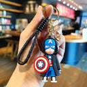 Avengers Superhero Doll Keychain Pendant Cute Hero Keyring Avengers Superhero Doll Keychain Pendant Cute Hero Keyring