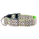 Leopard LED Dog Collar Night Safety And Visibility Leopard LED Dog Collar Night Safety And Visibility