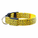 Leopard LED Dog Collar Night Safety And Visibility Leopard LED Dog Collar Night Safety And Visibility