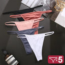 5 Piece Seductive Cotton G String Panties Set Intimates 5 Piece Seductive Cotton G String Panties Set Intimates