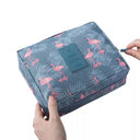 Outdoor Girl Makeup Bag: Stylish High Capacity Organizer Outdoor Girl Makeup Bag: Stylish High Capacity Organizer