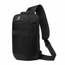 OZUKO Waterproof Chest Bag with USB Charging Backpack Design OZUKO Waterproof Chest Bag with USB Charging Backpack Design