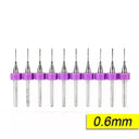 PCB Mini Drill Bits Tungsten Carbide CNC Set 0.3 to 1.2mm PCB Mini Drill Bits Tungsten Carbide CNC Set 0.3 to 1.2mm