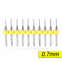 PCB Mini Drill Bits Tungsten Carbide CNC Set 0.3 to 1.2mm PCB Mini Drill Bits Tungsten Carbide CNC Set 0.3 to 1.2mm