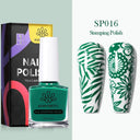 Peel Off Latex Stamp Polish Set - Vibrant Nail Art Colors Peel Off Latex Stamp Polish Set - Vibrant Nail Art Colors