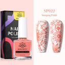 Peel Off Latex Stamp Polish Set - Vibrant Nail Art Colors Peel Off Latex Stamp Polish Set - Vibrant Nail Art Colors