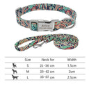 Reflective Nylon Dog Collar Set for Personalized Safety Reflective Nylon Dog Collar Set for Personalized Safety