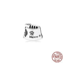 Pet Paw and Bone Charm Sterling Silver Bead Pandora Jewelry Pet Paw and Bone Charm Sterling Silver Bead Pandora Jewelry