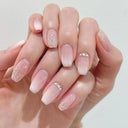 Pink Butterfly Rhinestone Press On Acrylic Nails 24 Pieces Pink Butterfly Rhinestone Press On Acrylic Nails 24 Pieces