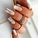 Pink Butterfly Rhinestone Press On Acrylic Nails 24 Pieces Pink Butterfly Rhinestone Press On Acrylic Nails 24 Pieces