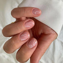 Pink Glitter French Short Coffin Nail Tips Quality Design Pink Glitter French Short Coffin Nail Tips Quality Design