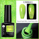 Pink Sequins Glitter Gel Nail Polish Reflective UV Art Kit Pink Sequins Glitter Gel Nail Polish Reflective UV Art Kit