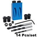 Pocket Hole Jig Kit Durable Aluminum Joinery Tool Set Pocket Hole Jig Kit Durable Aluminum Joinery Tool Set