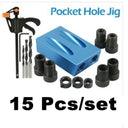 Pocket Hole Jig Kit Durable Aluminum Joinery Tool Set Pocket Hole Jig Kit Durable Aluminum Joinery Tool Set