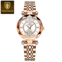 POEDAGAR Diamond Ladies Watch Elegant Quartz Timepiece for Women POEDAGAR Diamond Ladies Watch Elegant Quartz Timepiece for Women