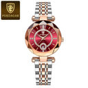 POEDAGAR Diamond Ladies Watch Elegant Quartz Timepiece for Women POEDAGAR Diamond Ladies Watch Elegant Quartz Timepiece for Women