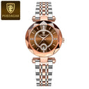 POEDAGAR Diamond Ladies Watch Elegant Quartz Timepiece for Women POEDAGAR Diamond Ladies Watch Elegant Quartz Timepiece for Women