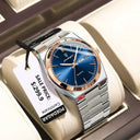 Poedagar Luxury Stainless Steel Watch Mens Waterproof Poedagar Luxury Stainless Steel Watch Mens Waterproof