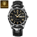 POEDAGAR Stylish Waterproof Men's Watch Luxury Business Timepiece POEDAGAR Stylish Waterproof Men's Watch Luxury Business Timepiece