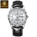 POEDAGAR Stylish Waterproof Men's Watch Luxury Business Timepiece POEDAGAR Stylish Waterproof Men's Watch Luxury Business Timepiece