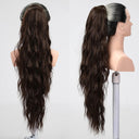 Ponytail Extension: Long Curly Wavy Hairpiece in Colors Ponytail Extension: Long Curly Wavy Hairpiece in Colors