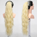 Ponytail Extension: Long Curly Wavy Hairpiece in Colors Ponytail Extension: Long Curly Wavy Hairpiece in Colors