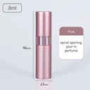 Portable Aluminum Perfume Spray Bottle Travel Cologne Dispenser Portable Aluminum Perfume Spray Bottle Travel Cologne Dispenser