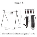 Portable Folding Tripod Rack For Outdoor Camping Gear Portable Folding Tripod Rack For Outdoor Camping Gear