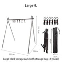 Portable Folding Tripod Rack for Outdoor Camping Gear Portable Folding Tripod Rack for Outdoor Camping Gear