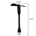 Portable Mini USB Bendable Fan Handheld Cooling Gadget Portable Mini USB Bendable Fan Handheld Cooling Gadget