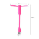 Portable Mini USB Bendable Fan Handheld Cooling Gadget Portable Mini USB Bendable Fan Handheld Cooling Gadget
