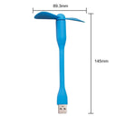 Portable Mini USB Bendable Fan Handheld Cooling Gadget Portable Mini USB Bendable Fan Handheld Cooling Gadget