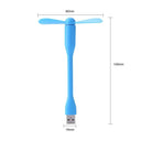 Portable Mini USB Bendable Fan Handheld Cooling Gadget Portable Mini USB Bendable Fan Handheld Cooling Gadget