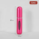 Portable Multi Color Aluminum Perfume Atomizer Bottle 5ml Portable Multi Color Aluminum Perfume Atomizer Bottle 5ml