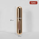 Portable Multi Color Aluminum Perfume Atomizer Bottle 5ml Portable Multi Color Aluminum Perfume Atomizer Bottle 5ml