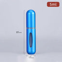 Portable Multi Color Aluminum Perfume Atomizer Bottle 5ml Portable Multi Color Aluminum Perfume Atomizer Bottle 5ml