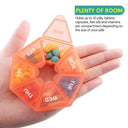 Portable Pill Organizer For Travel And Medication Storage Portable Pill Organizer For Travel And Medication Storage