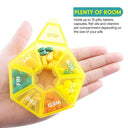 Portable Pill Organizer For Travel And Medication Storage Portable Pill Organizer For Travel And Medication Storage