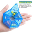 Portable Pill Organizer For Travel And Medication Storage Portable Pill Organizer For Travel And Medication Storage