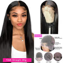 Premium Brazilian Human Hair Straight Wig with HD Lace Premium Brazilian Human Hair Straight Wig with HD Lace
