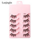 Premium Fluffy Faux Mink Half Eye Lashes Kit for Makeup Premium Fluffy Faux Mink Half Eye Lashes Kit for Makeup